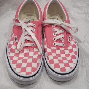 LAST DAY Vans Sz W8.5 M7 checkered sneakers